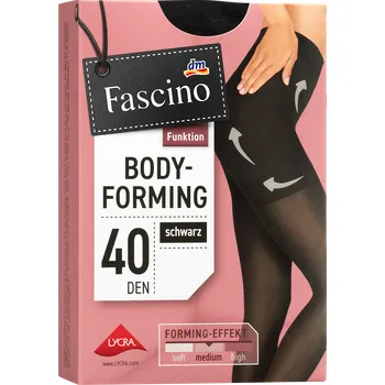 Dámské legíny Fascino tvarující punčochové kalhoty 40 DEN, černé, vel.38-40