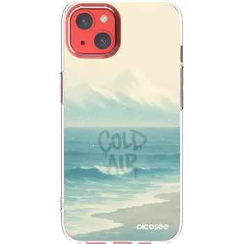 Pouzdro na mobilní telefon Picasee silikonový průhledný obal pro Apple iPhone 13 - COLD AIR
