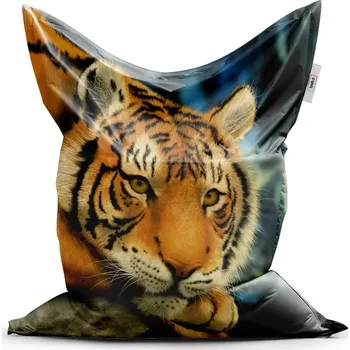 Sedací pytel Sablio Sedací vak Classic Tygr - 200x140 cm