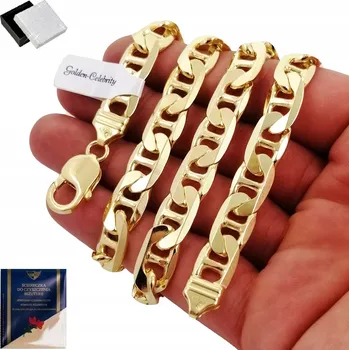 Řetízek Pánský široký řetízek Gucci 9 mm stříbro + gravírování