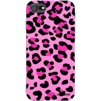 Pouzdro na mobilní telefon Picasee silikonový průhledný obal pro Apple iPhone 8 - Pink Tiger