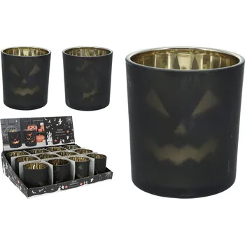 Svícen KOOPMAN Svícen na čajovou svíčku 7x7 cm Halloween