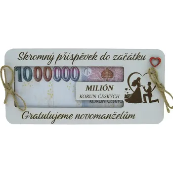 Obálka Dřevěná obálka 20 x 9,5 cm