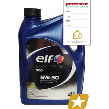 Motorový olej Motorový olej Elf 4 l 5W-50