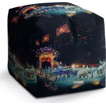 Taburet Sablio Taburet Cube Cirkus: 40x40x40 cm