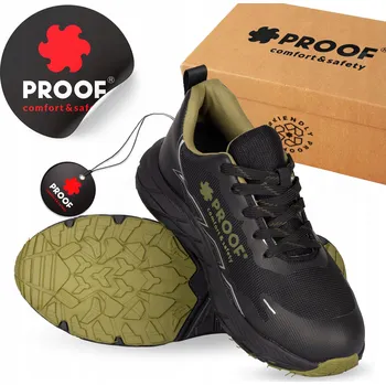 Pracovní obuv PRACOVNÍ BOTY BEZPEČNOSTNÍ POLOBOTKY SPORTOVNÍ PRODYŠNÉ LEHKÉ OB ESD PROOF 42