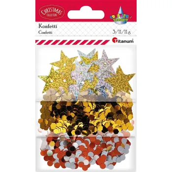 Konfety vločky sněhu 35mm mix