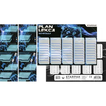 Sešit ROZVRH HODIN SE SAMOLEPKAMI NA SEŠIT PAD STARPAK 553577