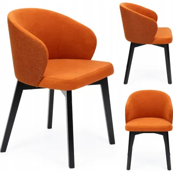 Jídelní židle Moderní židle do obýváku, kanceláře, jídelny, výjimečný design BELLUNO5 černá