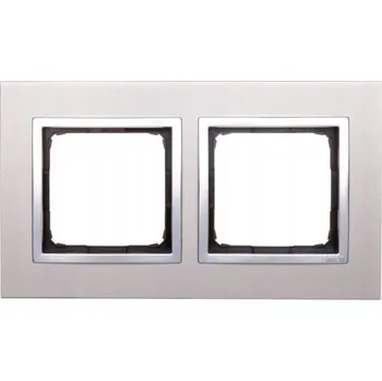 vypínač Dvojitý Rámeček Kontakt-simon šedý