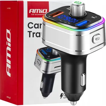 Zabezpečení domácnosti Amio 04652 Auto FM vysílač