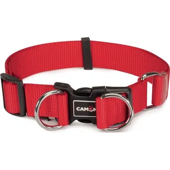 Obojek pro psa CAMON OBOJEK NYLON QUICK 2D, 30x490/710 mm, ČERVENÝ