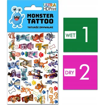 Tetování DOČASNÉ OMYVATELNÉ TETOVÁNÍ PRO DĚTI GAZU PEJSCI GAZU