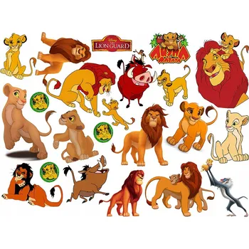 Odstranitelné tetování DOČASNÉ TETOVÁNÍ PRO DĚTI Lví král SADA