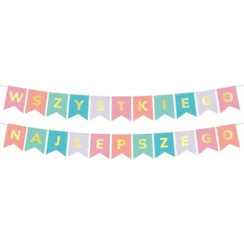 Banner girlanda k narozeninám Všechno Nejlepší