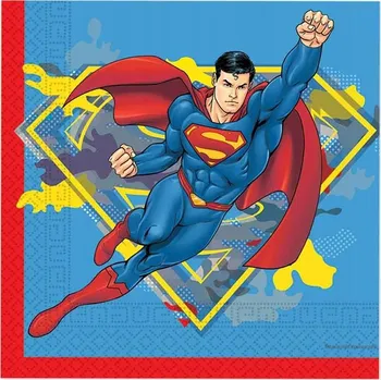 Papírový ubrousek Ubrousky Superman Krypton 33 x 33 cm (1 balení / 20 ks)