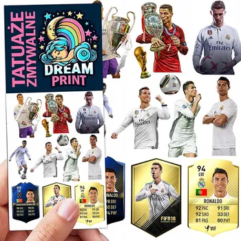 Odstranitelné tetování Smyvatelné tetování pro děti - Cristiano Ronaldo