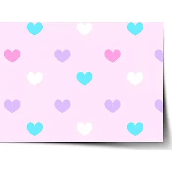 Plakát Sablio Plakát Srdce vedle srdce - 60x40 cm