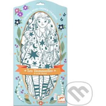 Desková hra Veľké maľovanky: Angele a priateľky (4 ks) - Djeco Djeco