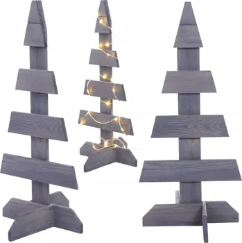 Obraz Dřevěný vánoční stromek stojící 65x30cm IMPREGNOVANÝ eko vánoční dekorace