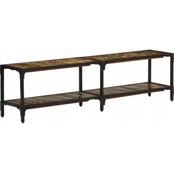 Televizní stolek TV stolek z masivního recyklovaného dřeva, 150x30x41 cm