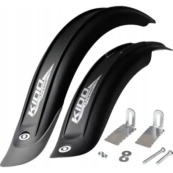 Blatník na kolo Blatníky na dětské kolo černé/titanové Simpla Kido SDS 20"