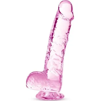 Dildo Blush 6 Inch Crystalline Dildo Rose Classic Dildo