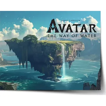 Plakát Sablio Plakát Avatar The Way of Water Plovoucí ostrov - 60x40 cm