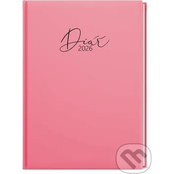 Doplněk ke knize Týdenní diář 2026 Prokop Lamino Pastel B6 růžová - Baloušek Baloušek
