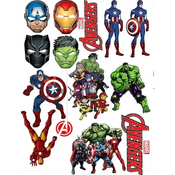 Tetování Smyvatelné tetovačky pro děti Avengers - dočasné tetování