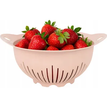 Cedník a síto SÍTKO CEDNÍK KUCHYŇSKÝ NA SALÁT ZELENINY FREZIE 22 cm PLASTOVÝ