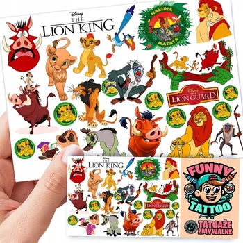 Tetování Tetování Lví král FUNNY TATTO 1 ks