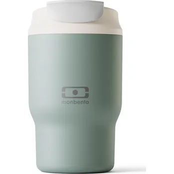monbento Termohrnek s víčkem a brčkem Travel Green 350 ml