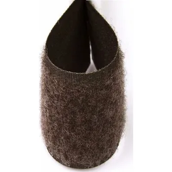 Suchý zip plyš hnědý 2 cm