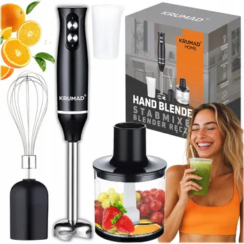 Tyčový mixér multifunkční 1200W 3v1 Silný sekáček SET Dárek