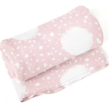 deka Sablio Deka Bílé fleky - 150x120 cm