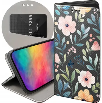 Pouzdro na mobilní telefon FLIPOVÉ POUZDRO PRO SAMSUNG GALAXY A26 5G KVĚTINY JARO SLUNCE POUZDRO