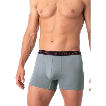 Pánské oblečení Key bambusové boxerky pro muže, šedá XXL i384_20185755