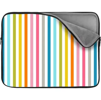 pouzdro na notebook Sablio Obal na notebook Barevné proužky - 17"