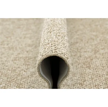 Koberec KOBEREC SMYČKOVÝ HRUBÁ VAZBA MELÍR BÉŽOVÁ KRÉMOVÁ S FILCEM NEW TOPAZ 200x200 cm