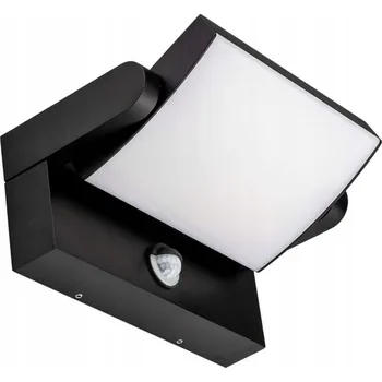 Nástěnné svítidlo Fasádní nástěnné svítidlo s pohybovým senzorem černé barvy V-TAC