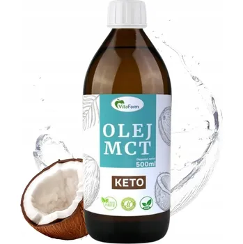 Rostlinný olej MCT olej z kokosu Keto doplněk stravy 500ml Vitafarm