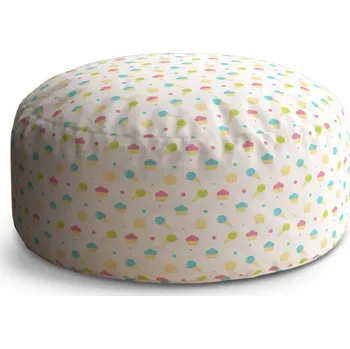 Taburet Sablio Taburet Circle Zmrzlinky s muffiny: 38x48 cm