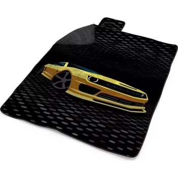 deka Sablio Plážová deka Chevrolet Camaro Puntíky: 200x140 cm