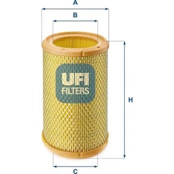 Filtr do auta Vzduchový filtr UFI 27.267.00