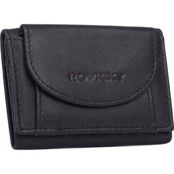 Peněženka Rovicky dámská peněženka z pravé kůže černá