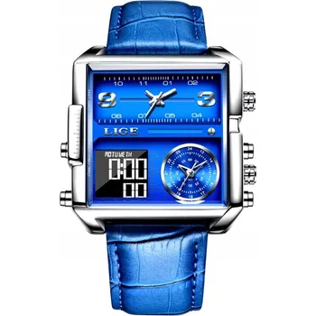 Hodinky Hodinky LIGE Xuan - modrá KP-35204
