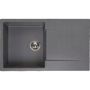 Granitový dřez Jednokomorový granitový dřez Reginox Amsterdam, šedý