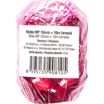 Stuha Flexio Stuha 10mmx10m červená
