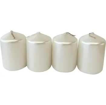 Svíčka ARO Svíčky 50/ 80 bílé 4ks